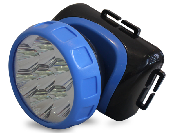 Lanterna de cabeça recarregável 7 leds - YG-3584 - Nsbao